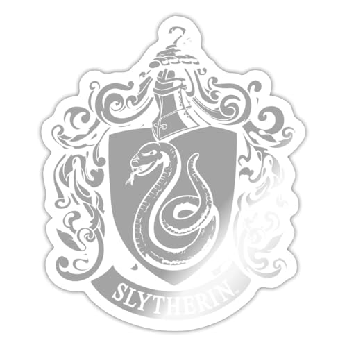Spreadshirt Harry Potter Slytherin Banner Wappen Sticker, max. 10 x 10 cm, 10 x 10 cm, Weiß glänzend Spreadshirt Harry Potter Slytherin Banner Wappen Sticker, max. 10 x 10 cm, 10 x 10 cm, Weiß glänzend von Spreadshirt