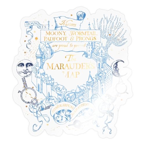 Spreadshirt Harry Potter The Marauder's Map Sticker, max. 10 x 10 cm, 10 x 10 cm, Transparent glänzend Spreadshirt Harry Potter The Marauder's Map Sticker, max. 10 x 10 cm, 10 x 10 cm, Transparent glänzend von Spreadshirt
