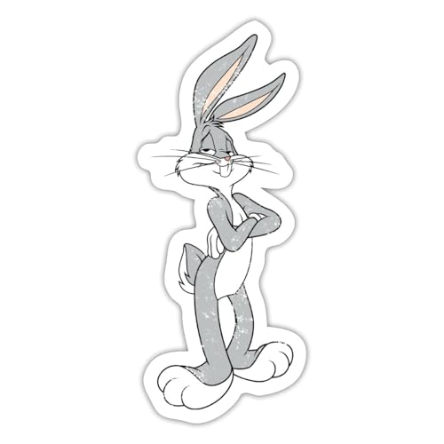 Spreadshirt Looney Tunes Bugs Bunny Vintage Pose Sticker, max. 10x10 cm, 10 x 10 cm, Mattweiß Spreadshirt Looney Tunes Bugs Bunny Vintage Pose Sticker, max. 10x10 cm, 10 x 10 cm, Mattweiß von Spreadshirt