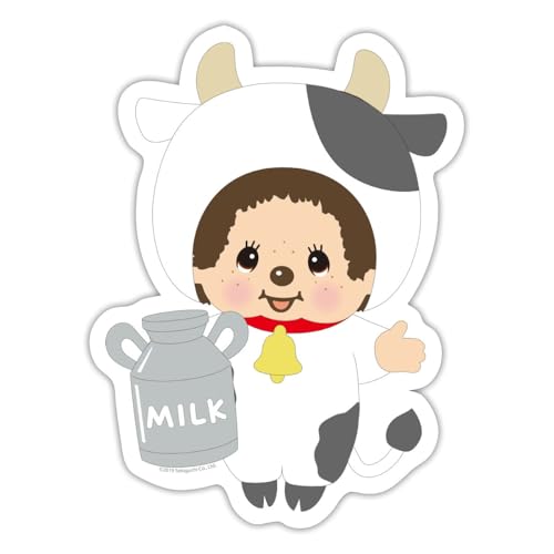 Spreadshirt Monchhichi Niedliche Kuh Sticker, max. 10 x 10 cm, 10 x 10 cm, Mattweiß Spreadshirt Monchhichi Niedliche Kuh Sticker, max. 10 x 10 cm, 10 x 10 cm, Mattweiß von Spreadshirt