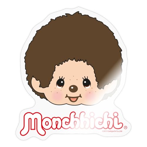 Spreadshirt Monchhichi Portrait Gesicht Sticker, max. 10 x 10 cm, 10 x 10 cm, Transparent glänzend Spreadshirt Monchhichi Portrait Gesicht Sticker, max. 10 x 10 cm, 10 x 10 cm, Transparent glänzend von ZPEAK