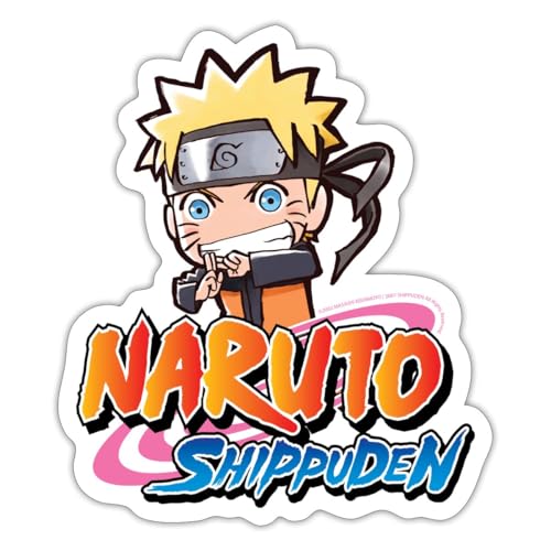 Spreadshirt Naruto Shippuden Logo Mit Naruto Als Chibi Sticker, max. 10 x 10 cm, 10 x 10 cm, Mattweiß Spreadshirt Naruto Shippuden Logo Mit Naruto Als Chibi Sticker, max. 10 x 10 cm, 10 x 10 cm, Mattweiß von Spreadshirt