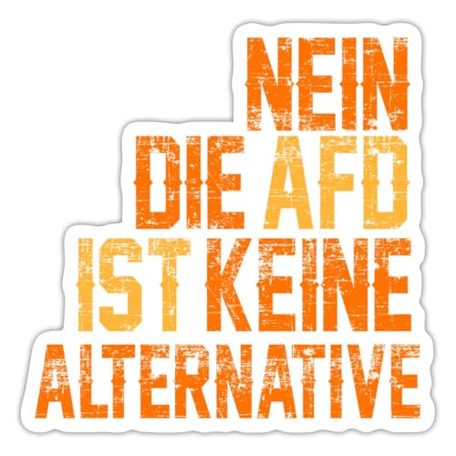 Spreadshirt Nein Die AFD Ist Keine Alternative Gegen Rechts Sticker, max. 10 x 10 cm, 10 x 10 cm, Mattweiß Spreadshirt Nein Die AFD Ist Keine Alternative Gegen Rechts Sticker, max. 10 x 10 cm, 10 x 10 cm, Mattweiß von Spreadshirt