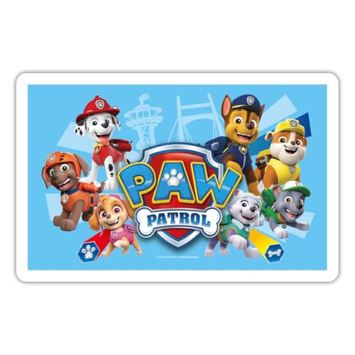 Spreadshirt Paw Patrol Hauptcharaktere Sticker, max. 10 x 10 cm, 10 x 10 cm, Mattweiß Spreadshirt Paw Patrol Hauptcharaktere Sticker, max. 10 x 10 cm, 10 x 10 cm, Mattweiß von Spreadshirt