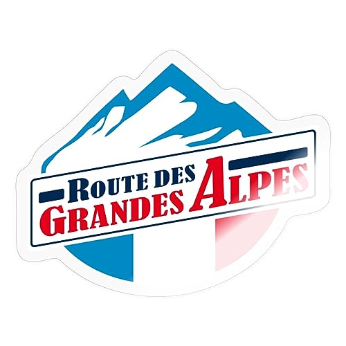 Spreadshirt Route des Grandes Alpes Logo Sticker, One Size von Spreadshirt