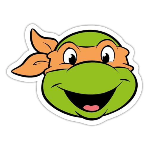 Spreadshirt Teenage Mutant Ninja Turtles Michelangelo Kostüm Sticker, max. 10 x 10 cm, 10 x 10 cm, Mattweiß Spreadshirt Teenage Mutant Ninja Turtles Michelangelo Kostüm Sticker, max. 10 x 10 cm, 10 x 10 cm, Mattweiß von Spreadshirt