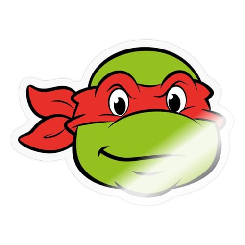 Spreadshirt Teenage Mutant Ninja Turtles Raphael Kostüm Sticker, max. 10 x 10 cm, 10 x 10 cm, Transparent glänzend Spreadshirt Teenage Mutant Ninja Turtles Raphael Kostüm Sticker, max. 10 x 10 cm, 10 x 10 cm, Transparent glänzend von Spreadshirt