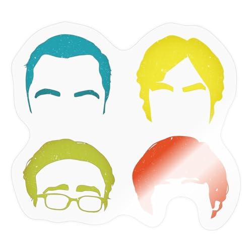 Spreadshirt The Big Bang Theory Schlaue Köpfe Team Pop Art Sticker, max. 10x10 cm, 10 x 10 cm, Transparent glänzend Spreadshirt The Big Bang Theory Schlaue Köpfe Team Pop Art Sticker, max. 10x10 cm, 10 x 10 cm, Transparent glänzend von Spreadshirt