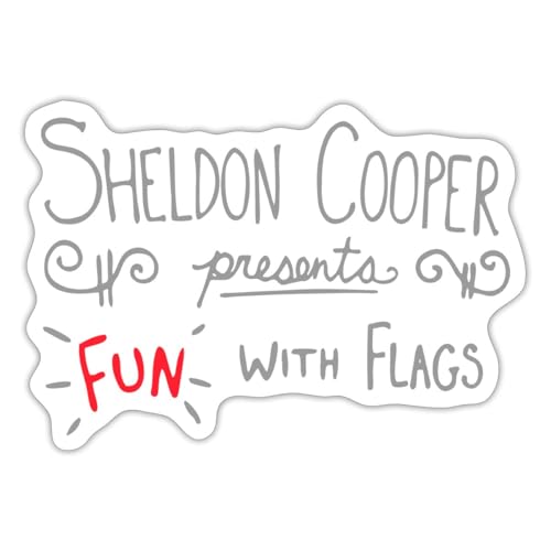 Spreadshirt The Big Bang Theory Spaß mit Flaggen Sticker, max. 10 x 10 cm, 10 x 10 cm, Mattweiß Spreadshirt The Big Bang Theory Spaß mit Flaggen Sticker, max. 10 x 10 cm, 10 x 10 cm, Mattweiß von Spreadshirt