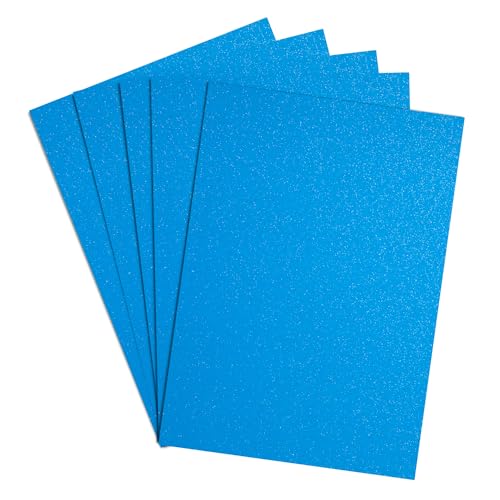 Springboard 10951 Glitzerkarton, A4, Packung mit 5 Bögen, fluoreszierendes Blau Springboard 10951 Glitzerkarton, A4, Packung mit 5 Bögen, fluoreszierendes Blau von SPRINGBOARD SUPPLIES
