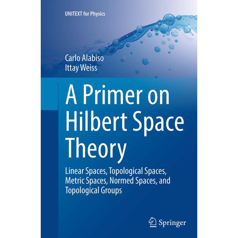 A Primer On Hilbert Space Theory - Carlo Alabiso, Ittay Weiss, Kartoniert (TB) von Springer