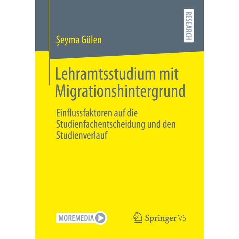 Lehramtsstudium Mit Migrationshintergrund - ?eyma Gülen, Kartoniert (TB) von Springer