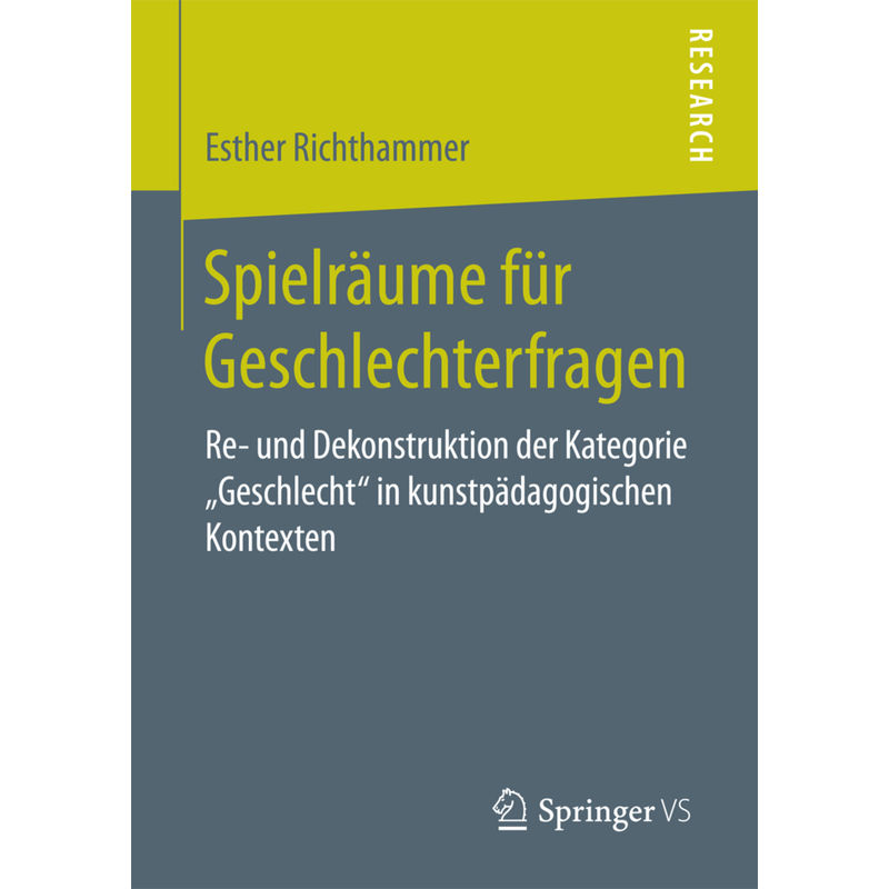 Spielräume Für Geschlechterfragen - Esther Richthammer, Kartoniert (TB) von Springer, Berlin