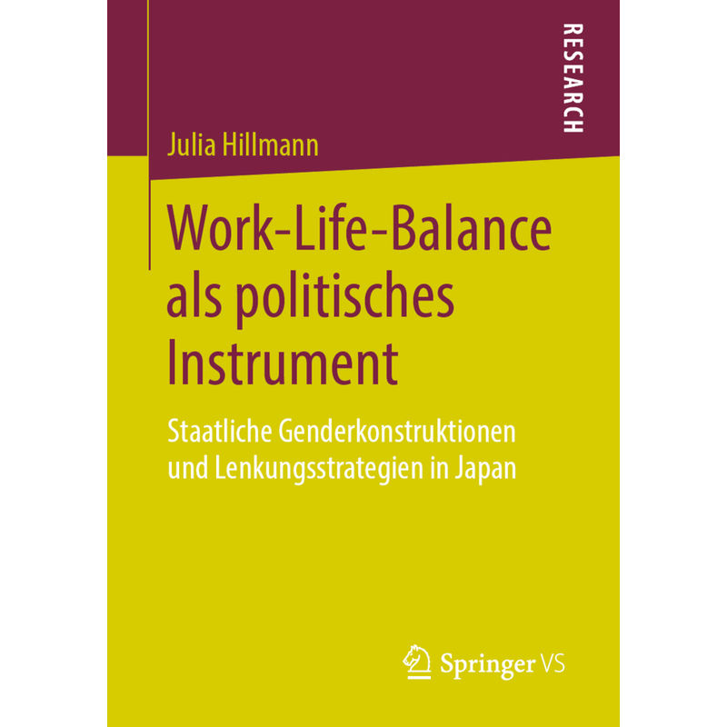 Work-Life-Balance Als Politisches Instrument - Julia Hillmann, Kartoniert (TB) von Springer VS