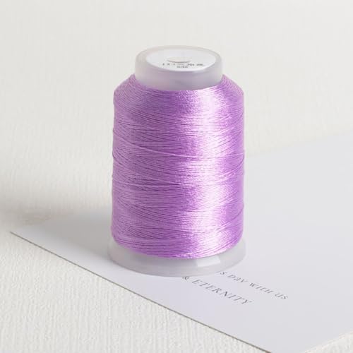 350 m hochfestes Stickgarn, Nähgarn für verschiedene Bastelprojekte (Pink Purple 48) von Springwillfly