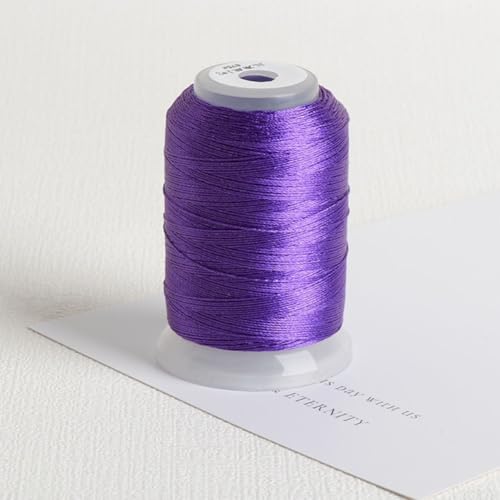 350 m hochfestes Stickgarn, Nähgarn für verschiedene DIY-Handwerksprojekte, Violett 31 von Springwillfly