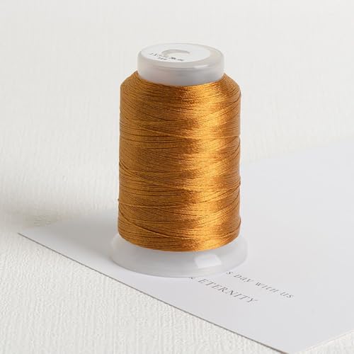 350 m hochfestes Stickgarn für verschiedene Bastelprojekte (Bienenwachsgelb 27) von Springwillfly