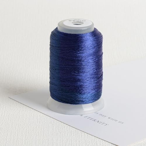 350 m hochfestes Stickgarn für verschiedene Bastelprojekte (Dunkelblau 16) von Springwillfly