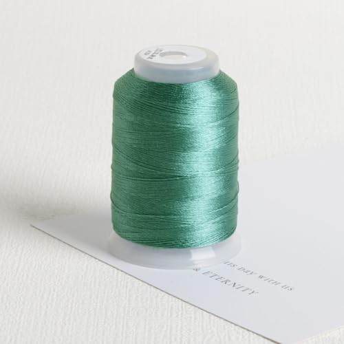 350 m hochfestes Stickgarn für verschiedene Bastelprojekte (Dunkelgrün 06) von Springwillfly