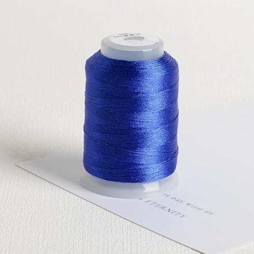 350 m hochfestes Stickgarn für verschiedene Bastelprojekte (Königsblau 17) von Springwillfly