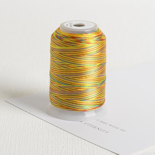 350 m hochfestes Stickgarn für verschiedene Bastelprojekte (bunt) von Springwillfly