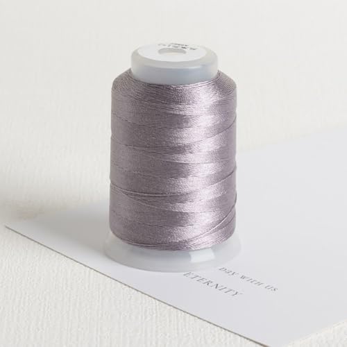 350 m hochfestes Stickgarn für verschiedene Bastelprojekte (grau) von Springwillfly