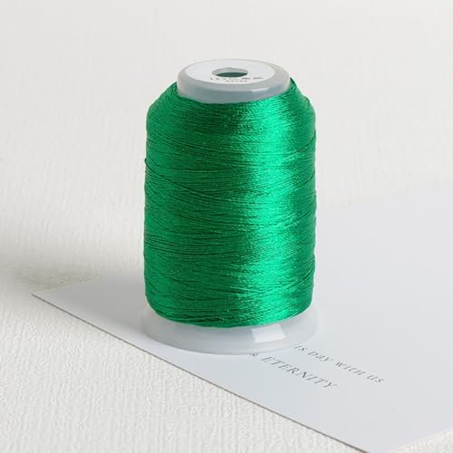 350 m hochfestes Stickgarn für verschiedene DIY-Handwerksprojekte (Grün 05) von Springwillfly