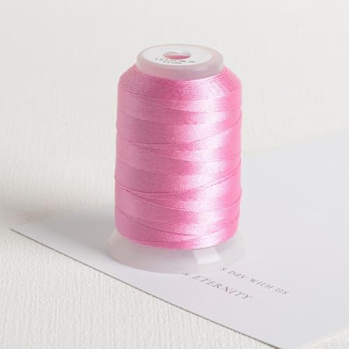 Hochfestes Stickgarn für verschiedene Bastelprojekte, 350 m, (Pfirsichrosa 39) von Springwillfly