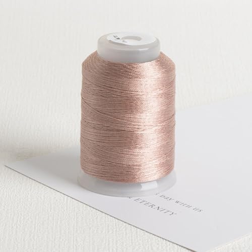 Hochfestes Stickgarn für verschiedene Bastelprojekte, 350 m (Lotuswurzelrosa 45) von Springwillfly