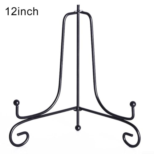 Springwillfly Einfach zu bedienender Staffelei-Ständer aus Eisen zum Präsentieren von Fotos, Tellern und Trophäen, eine elegante Ergänzung zu Ihrer Einrichtung (30,5 cm) von Springwillfly