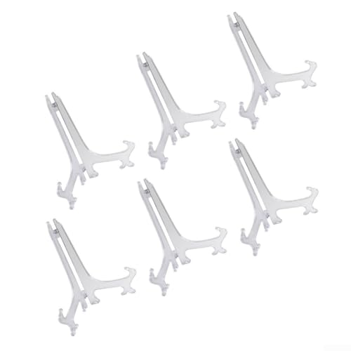 Springwillfly Verstellbare, faltbare Staffelei, 6 Stück, perfekte Displays für Fotos und dekorative Gegenstände (10,2 cm) von Springwillfly