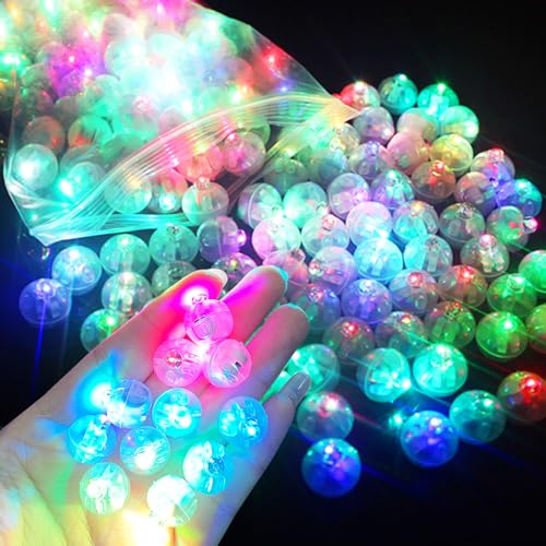 100 Stück LED Ballons Lichter, Mini LED Lichter Luftballons, Led Luftballoon Party Bunt Licht, Runde Ballon Licht, Leuchtende Luftballons für Geburtstag Hochzeit Weihnachten Karneval Neujahr Dekor 100 Stück LED Ballons Lichter, Mini LED Lichter Luftballons, Led Luftballoon Party Bunt Licht, Runde Ballon Licht, Leuchtende Luftballons für Geburtstag Hochzeit Weihnachten Karneval Neujahr Dekor von Sprinlot