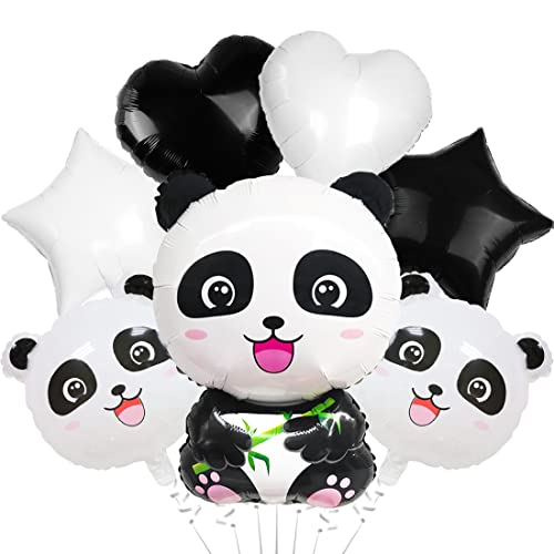 7 Stück Panda Folienballon, XXL Aluminium Folie Panda-Kopf Helium Ballon, süße Panda-FöRmige Luftballons, Panda Riesenballon zum Panda Thematische Geburtstag Party Baby Shower Jungen Mädchen Deko 7 Stück Panda Folienballon, XXL Aluminium Folie Panda-Kopf Helium Ballon, süße Panda-FöRmige Luftballons, Panda Riesenballon zum Panda Thematische Geburtstag Party Baby Shower Jungen Mädchen Deko von Sprinlot