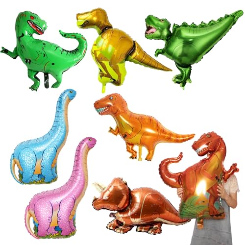 Dino Folienballon,8 Stück XXL Dinosaurier Party Ballon, Dino Helium Luftballon für Junge Kinder Geburtstagsfeier Party Dino Folienballon,8 Stück XXL Dinosaurier Party Ballon, Dino Helium Luftballon für Junge Kinder Geburtstagsfeier Party von Sprinlot