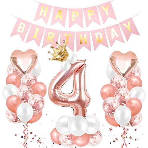 Luftballon 4. Geburtstag Roségold, Geburtstagsdeko 4 Jahr, Ballon 4. Geburtstag, Riesen Folienballon Zahl 4, Happy Birthday Folienballon 4, Ballon 4 Deko zum Geburtstag Mädchen Luftballon 4. Geburtstag Roségold, Geburtstagsdeko 4 Jahr, Ballon 4. Geburtstag, Riesen Folienballon Zahl 4, Happy Birthday Folienballon 4, Ballon 4 Deko zum Geburtstag Mädchen von Sprinlot