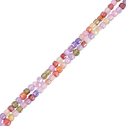 Spritewelry 110 Stück Glasperlen, 3,5 mm, quadratisch, winzige Pony-Perlen für Armbänder, Mini-Perlen, transparent, für Schmuckherstellung, Ohrringe, Halsketten Spritewelry 110 Stück Glasperlen, 3,5 mm, quadratisch, winzige Pony-Perlen für Armbänder, Mini-Perlen, transparent, für Schmuckherstellung, Ohrringe, Halsketten von Spritewelry