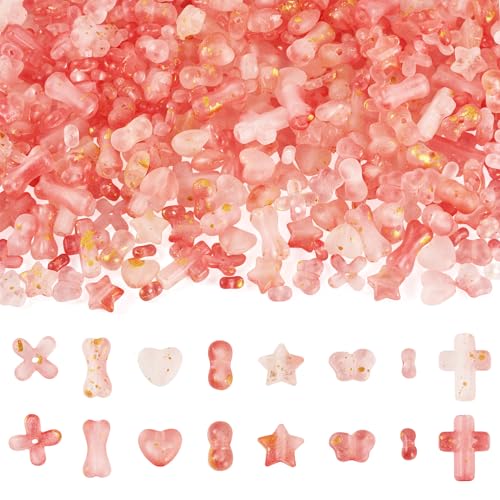 Spritewelry 120 g Acrylperlen, Erdnussknochen, Kreuz, Stern, Schmetterling, Herz, Blume, Kristallperlen, lose Abstandshalter für DIY-Armbänder, Halsketten, Schmuckherstellung Spritewelry 120 g Acrylperlen, Erdnussknochen, Kreuz, Stern, Schmetterling, Herz, Blume, Kristallperlen, lose Abstandshalter für DIY-Armbänder, Halsketten, Schmuckherstellung von Spritewelry