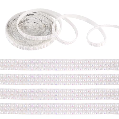 Spritewelry 2,7 m Strassband, selbstklebende Kristallstreifen, Diamantaufkleber, Nähen, Zierband, Strassband für DIY, Kunst, Handwerk, Dekoration, Cornsilk Spritewelry 2,7 m Strassband, selbstklebende Kristallstreifen, Diamantaufkleber, Nähen, Zierband, Strassband für DIY, Kunst, Handwerk, Dekoration, Cornsilk von Spritewelry