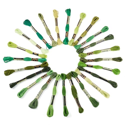 Spritewelry 24 Knäuel Sticktwist grün Kreuzstichfäden Freundschaftsarmband Faden Schnüre zum Stricken DIY Handwerk Projekt Nähzubehör Spritewelry 24 Knäuel Sticktwist grün Kreuzstichfäden Freundschaftsarmband Faden Schnüre zum Stricken DIY Handwerk Projekt Nähzubehör von Spritewelry