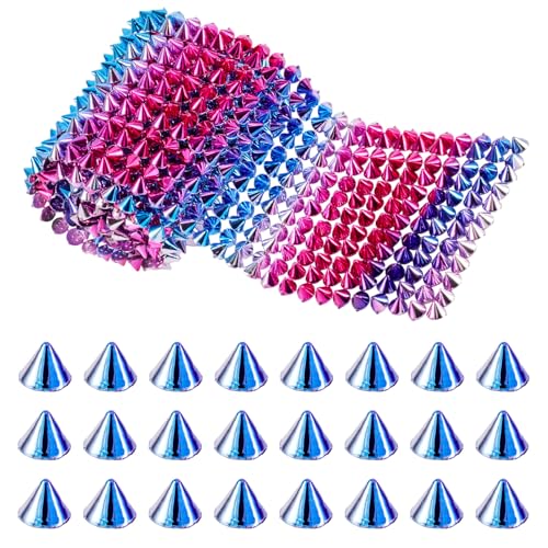 Spritewelry 91,4 cm lange Nieten, Kegel, flache Rückseite, Punk-Rock-Bordüre, Netz-Nieten, Band, Nähen, Perlenbesatz für Kleidung, Party, Dekoration, DIY, Basteln, bunt Spritewelry 91,4 cm lange Nieten, Kegel, flache Rückseite, Punk-Rock-Bordüre, Netz-Nieten, Band, Nähen, Perlenbesatz für Kleidung, Party, Dekoration, DIY, Basteln, bunt von Spritewelry