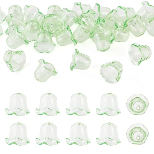 Spritewelry Acryl-Blumen-Perlenkappen, Windspiel, Blumen-Charms, Multi-Petal, Trompete, Blumen-Perlenkappen, Abstandshalter für Ohrringe, Schmuckherstellung, Limettengrün, 30 Stück Spritewelry Acryl-Blumen-Perlenkappen, Windspiel, Blumen-Charms, Multi-Petal, Trompete, Blumen-Perlenkappen, Abstandshalter für Ohrringe, Schmuckherstellung, Limettengrün, 30 Stück von Spritewelry
