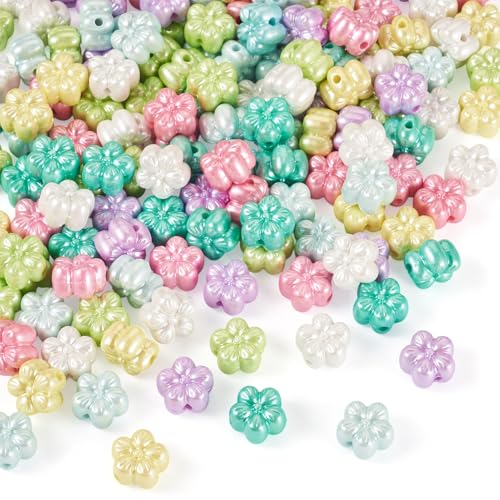 Spritewelry Acryl-Blumenperlen, gerades Loch, Abstandhalter, lose Perlen, blickdicht, helle Pflaumenblütenperlen für Bastelarbeiten, Halsketten, Ohrringe, Schmuckherstellung, 150 Stück Spritewelry Acryl-Blumenperlen, gerades Loch, Abstandhalter, lose Perlen, blickdicht, helle Pflaumenblütenperlen für Bastelarbeiten, Halsketten, Ohrringe, Schmuckherstellung, 150 Stück von Spritewelry