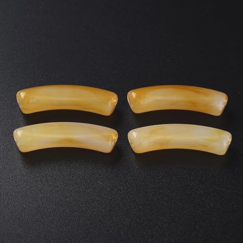 Spritewelry Acrylröhren-Perlen, Bambus-Armband, Armreif, gebogene Röhrenperlen, klobige Nudeln, lose Perlen für DIY-Freundschaftsarmband, Schmuckherstellung, Gelb, 345 Stück Spritewelry Acrylröhren-Perlen, Bambus-Armband, Armreif, gebogene Röhrenperlen, klobige Nudeln, lose Perlen für DIY-Freundschaftsarmband, Schmuckherstellung, Gelb, 345 Stück von Spritewelry