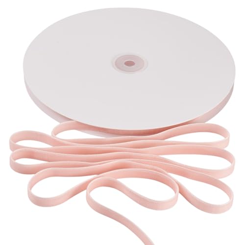 Spritewelry Doppelseitiges Samtband für Weihnachtsbaumschmuck, Geschenkverpackung, Kranz, Schleife, Dekoration, Hochzeit, Party, Dekoration, Neblige Rose, 10 mm von Spritewelry