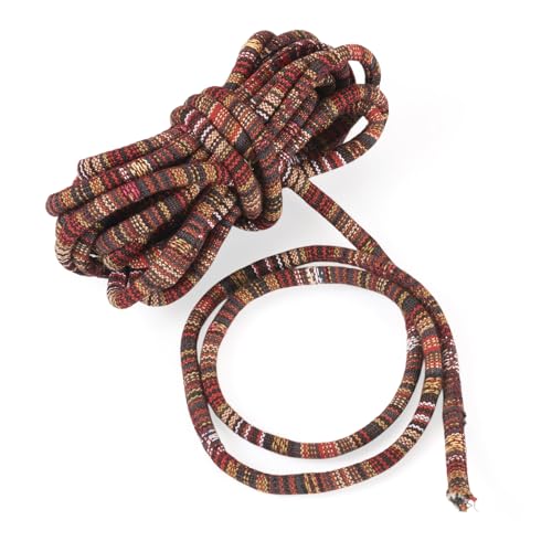 Spritewelry Ethnische Kordeln, 5 m, elastisch, rund, geflochten, für Bastelarbeiten, Schlüsselband, Armband, Halsketten, Schmuckherstellung, Kokosbraun Spritewelry Ethnische Kordeln, 5 m, elastisch, rund, geflochten, für Bastelarbeiten, Schlüsselband, Armband, Halsketten, Schmuckherstellung, Kokosbraun von Spritewelry