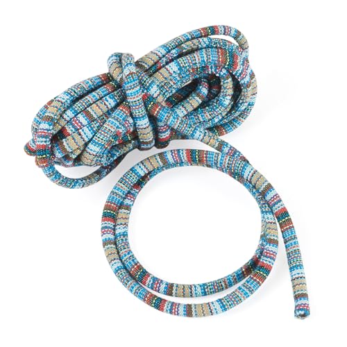 Spritewelry Ethnische Kordeln, elastisch, rund, geflochten, für Bastelarbeiten, Schlüsselband, Armband, Halsketten, Schmuckherstellung, Hellhimmelblau, 5 m Spritewelry Ethnische Kordeln, elastisch, rund, geflochten, für Bastelarbeiten, Schlüsselband, Armband, Halsketten, Schmuckherstellung, Hellhimmelblau, 5 m von Spritewelry