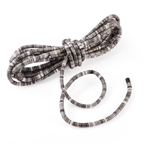 Spritewelry Ethnische Kordeln, elastisch, rund, geflochten, für selbstgemachte Schlüsselbänder, Armbänder, Halsketten, Schmuckherstellung, 6 mm, 5 m, Kaffee Spritewelry Ethnische Kordeln, elastisch, rund, geflochten, für selbstgemachte Schlüsselbänder, Armbänder, Halsketten, Schmuckherstellung, 6 mm, 5 m, Kaffee von Spritewelry
