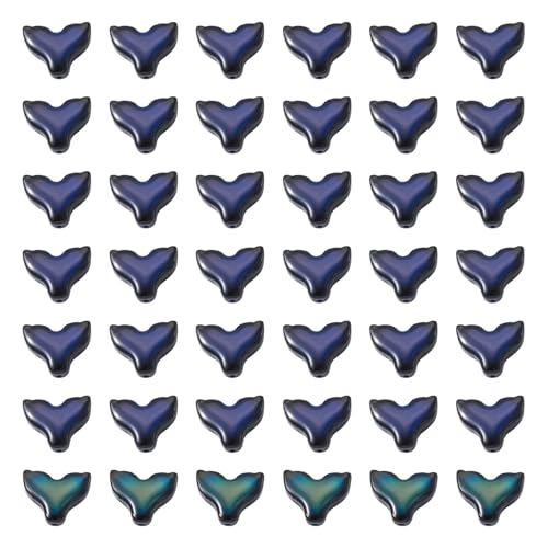 Spritewelry Glasperlen mit Meerjungfrauenschwanz, Temperatursensor, Farbwechsel, Stimmungsperlen, Abstandshalter für Bastelarbeiten, Freundschaftsarmbänder, Halsketten, Schmuckherstellung, 50 Stück Spritewelry Glasperlen mit Meerjungfrauenschwanz, Temperatursensor, Farbwechsel, Stimmungsperlen, Abstandshalter für Bastelarbeiten, Freundschaftsarmbänder, Halsketten, Schmuckherstellung, 50 Stück von Spritewelry