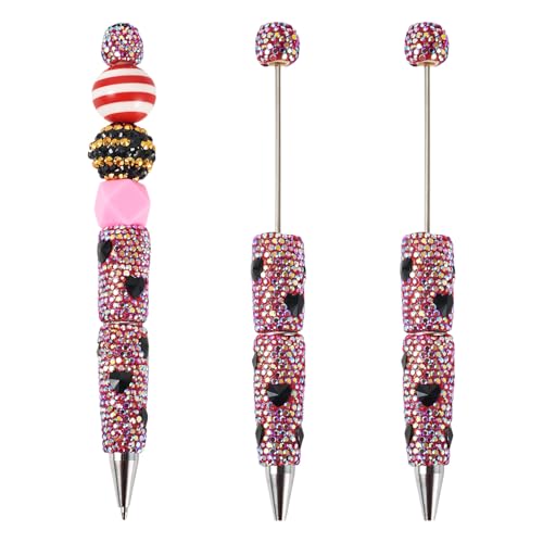 Spritewelry Glitzerstifte, Glitzer, Perlen, Kugelschreiber, Schaft, Herz, Diamant-Kristall, Tintenroller für DIY, personalisierter Stift, Büro, Schulbedarf, FireBrick, 2 Stück Spritewelry Glitzerstifte, Glitzer, Perlen, Kugelschreiber, Schaft, Herz, Diamant-Kristall, Tintenroller für DIY, personalisierter Stift, Büro, Schulbedarf, FireBrick, 2 Stück von Spritewelry