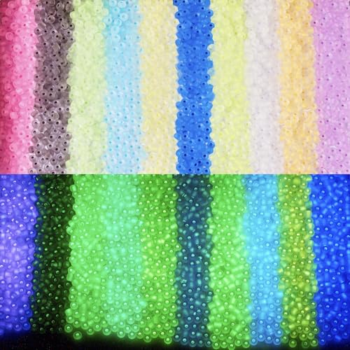 Spritewelry Runde Glas-Rocailles-Perlen, leuchtend, klein, matt, lose Abstandshalter, für Schmuckherstellung, Ohrringe, Halsketten, Bastelarbeiten, Dekoration, 4 mm, 10 Farben Spritewelry Runde Glas-Rocailles-Perlen, leuchtend, klein, matt, lose Abstandshalter, für Schmuckherstellung, Ohrringe, Halsketten, Bastelarbeiten, Dekoration, 4 mm, 10 Farben von Spritewelry